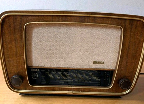 Mende vintage röhrenradio - vintage,